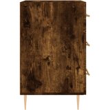  Noćni ormarić dimljeni hrast 40 x 40 x 66 cm konstruirano drvo | shoptok.hr