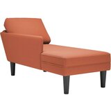  Počivaljka od samtana tkanine s jastukom crvena narančasta | shoptok.hr