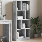 vidaXL Knjižna omara betonsko siva 57x28,5x141 cm inženirski les Cene
