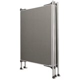 magnetoplan komplet pomičnih sten za predstavitve, 3 table za pripenjanje, 4 stebriči, širina 3 x 1200 mm | Shoptok.si