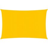 vidaXL Senčno jadro 160 g/m² rumeno 3x4,5 m HDPE Cene