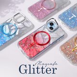  Torbica Magsafe Glitter za iPhone 16 Pro Max 6.9 crvena u