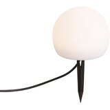 QAZQA Moderna zunanja svetilka 12V bela 12cm vklj. LED IP65 - Voltaire Luno Cene