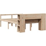  Posteljni okvir brez vzmetnice 135x190 cm trdna borovina, (21607212) | Shoptok.si