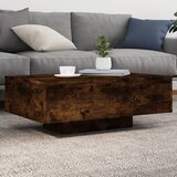 vidaXL Stolić za kavu s LED svjetlima boja dimljenog hrasta 85x55x31cm Cijene