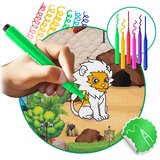 Ricokids model RK-344 XXL podloga za bojanje + flomasteri GRATIS 120 x 90 x 0,3 cm | shoptok.hr