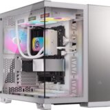 Corsair kućište 6500X mid-tower/dve komore/kaljeno staklo/bez napajanja/bela/saten sivo aluminijum | ePonuda.com