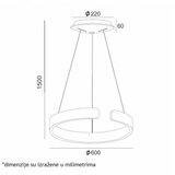 Vesta 637 VISILICA 60W 4000K BELA | ePonuda.com