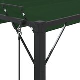 Gazebo s krovom s roletnom Zelena 3 x 3 x 2,14 m | shoptok.hr