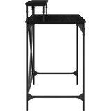 vidaXL Miza Črna Orehovina 100 x 50 x 90 cm Konstruiran les | Shoptok.si