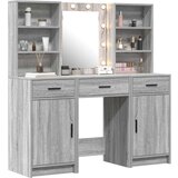  Set 3-delne toaletne mizice Siva Sonoma inženirski les, (22094567) | Shoptok.si
