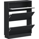  Ormar za cipele HOORN 78 x 24 x 100 cm Konstruirano drvo Crna | shoptok.hr