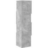  Kutni ormarić Betonski sivi 25,5x25x102cm Konstruirano drvo | Eponuda.com