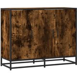 Maison Chic Komoda - Predalnik dimljeni hrast 94x35x76 cm inženirski les, (21718235) Cene