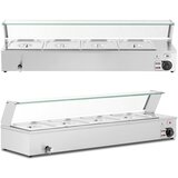 Royal Catering bain-marie grelnik hrane grelni bife s pokrovom 4 x gn 1/2 2000 w, (21384055) | Shoptok.si