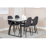 Venture Home Polar blagovaonska stolica, crna, set od 2 | shoptok.hr