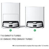 INORCO 10 kosov podlog za brisanje, pralnih in vekratnih za Deebot T10 Omni/t10 Turbo/x1 Omni/x1 Turbo, (21981763) | Shoptok.si