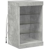  Komoda s LED svjetlima siva boja betona 41x37x67 cm | Eponuda.com