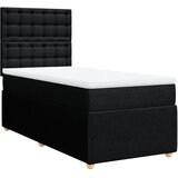  Box spring krevet s madracem crni 90x190 cm od tkanine | shoptok.hr