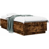  Okvir kreveta za pod Dimljeni hrast 80 x 200 cm | shoptok.hr