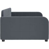 vidaXL Dnevni krevet tamnosivi 90 x 200 cm baršunasti | shoptok.hr