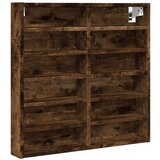  Vitrina boja dimljenog hrasta 60x8 5x58 cm drvena | shoptok.hr