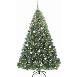 vidaXL Umjetno božićno drvce s stalakom Zelena 210 cm PE i PVC | shoptok.hr