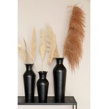 White Label Črna jeklena visoka vaza (višina 49 cm) Dunja – | Shoptok.si