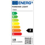 Forever Stropna viseča luč LED luč Samba - 18W 4000K zelena | Shoptok.si