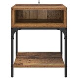 Noćni ormarić 2 pcs Staro drvo 40 x 40 x 50 cm | shoptok.hr