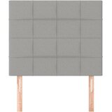  Uzglavlje svijetlosivo 100x5x118/128 cm tkanina | shoptok.hr