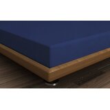 Mijolnir Tamno plava pamučna plahta s gumom 140x200 cm – | shoptok.hr