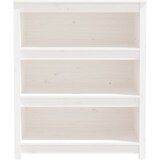 Ormarić za knjige bijeli 80 x 35 x 97 cm od masivne borovine | shoptok.hr
