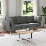  Set namještaja za dnevni boravak 3 pcs Tamnosiva Tkanina | shoptok.hr