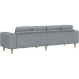  Kauč za dnevni boravak Svijetlo siva 250 x 77 x 76 cm Poliester | shoptok.hr