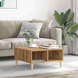 vidaXL Stol za kavu Artisan hrast 60x60x30 cm izrađeno drvo | shoptok.hr