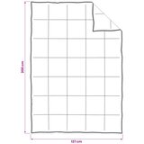  Set deka 2 kom. 137 x 200 cm Sve sezone Bambus Bijela | shoptok.hr