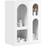  Strani šal Visok sijaj bela 59 x 35 x 80.5 cm Konstruiran les, (5000107589) | Shoptok.si