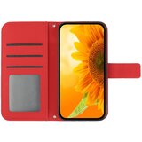 INORCO Usnjena torbica s stojalom denarnica za Google Pixel 8 Pro, ovitek za telefon z vtisnjenimi sončnicami in priročnim paščkom, (22034541) | Shoptok.si