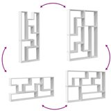 vidaXL Zidna polica bijela 96 x 12 x 64 cm od konstruiranog drva | shoptok.hr