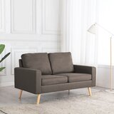  Dvosjed od tkanine smeđe-sivi | shoptok.hr