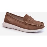 Sergio Leone Brown Suede Platform Moccasins SP012 | Shoptok.si