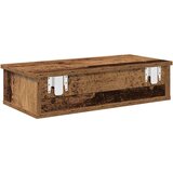 vidaXL Stenska polica s predali starinski les 60x28x15 cm inž. les | Shoptok.si