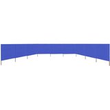  Vjetrobran s 9 panela od tkanine 1200 x 160 cm azurno plavi | shoptok.hr