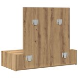 vidaXL Artisan hrast Drvo 83 x 40 x 70 cm Ogledalo Toaletni stol | shoptok.hr