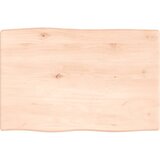 Stolna ploča 60x40x2 cm netretirana hrastovina sa živim rubom | shoptok.hr