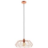 Eglo Carlton 2 viseća lampa E27, Ø45,5 cm, bakrena žičana, 49488 | shoptok.hr