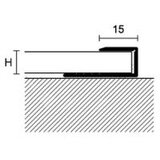 Lajsna RC/11/F završno-početna U aluminijski profil | shoptok.hr