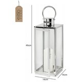 Dekorativna lanterna 49 cm sjajni hrom | Eponuda.com