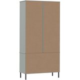 Regal za knjige sivi 85 x 35 x 172,5 cm od masivnog drva OSLO | Shoptok.si